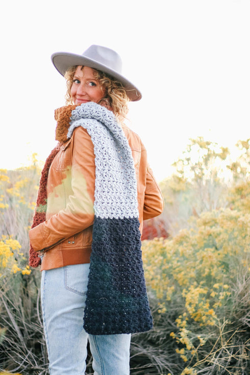 Cinque Scarf Crochet Pattern