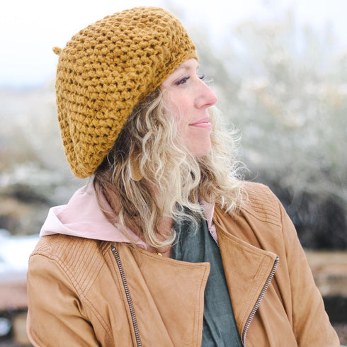 Crochet All Day Beret Crochet Pattern
