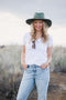 Cleo Wide Brim Fedora Crochet Pattern