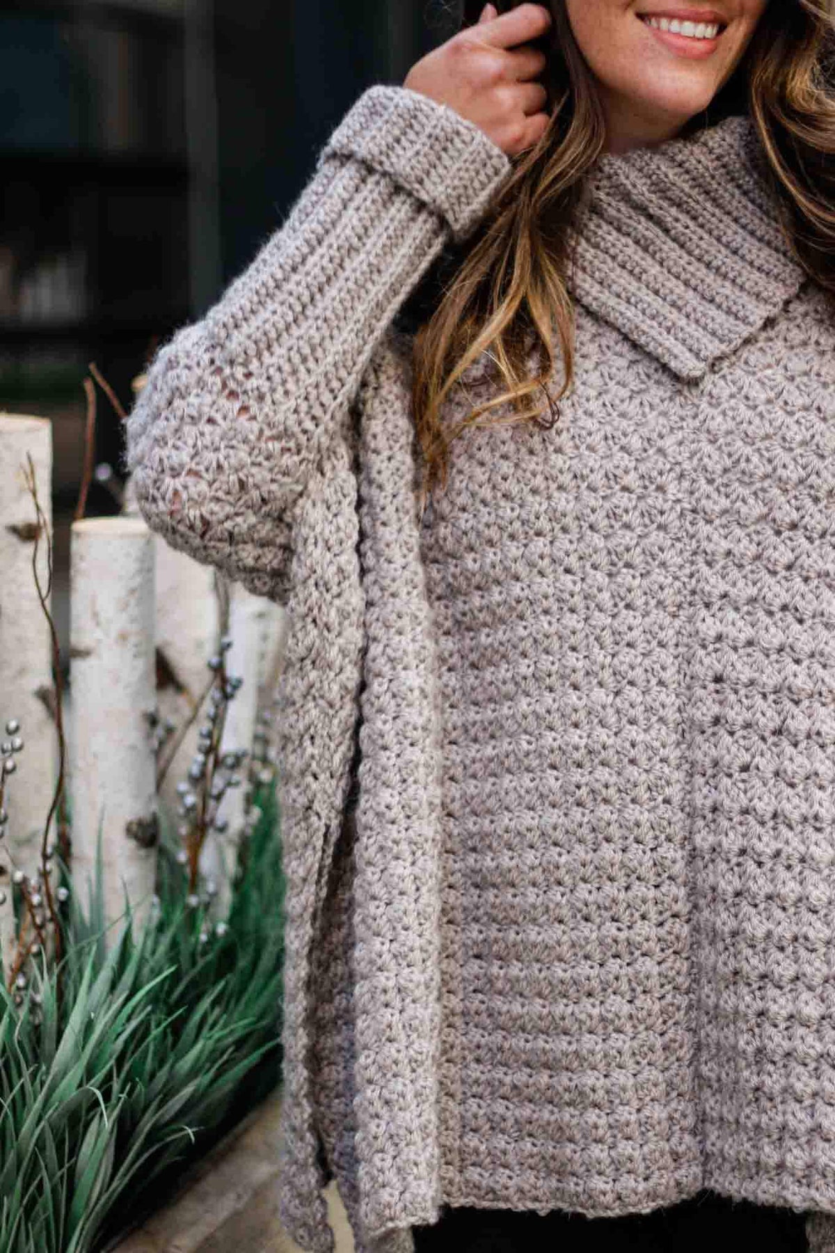 Alpine Poncho Crochet Pattern