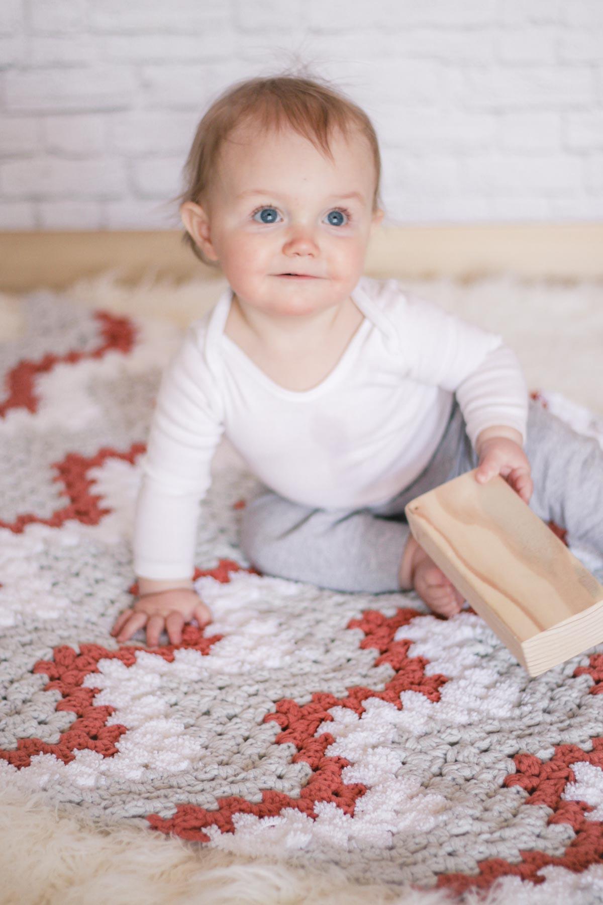 Done in a Weekend Baby Blanket Pattern