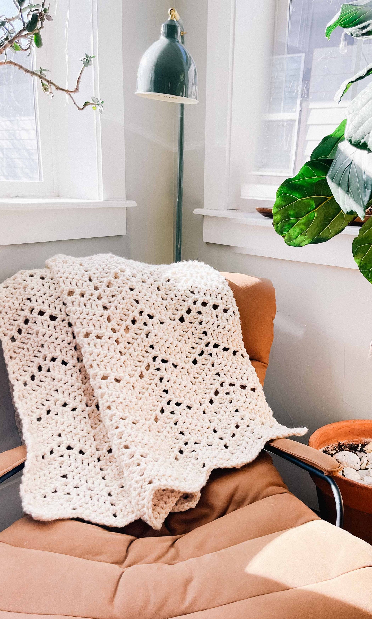 3 Days to Done Ripple Blanket Crochet Pattern