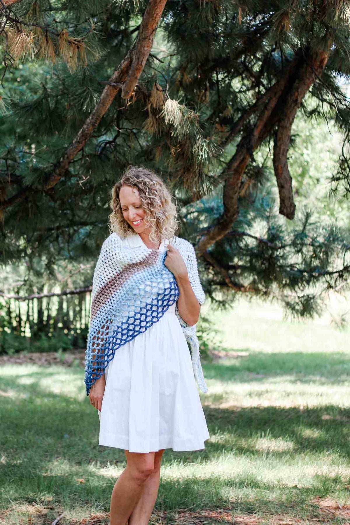 Rising Tide Shawl Crochet Pattern
