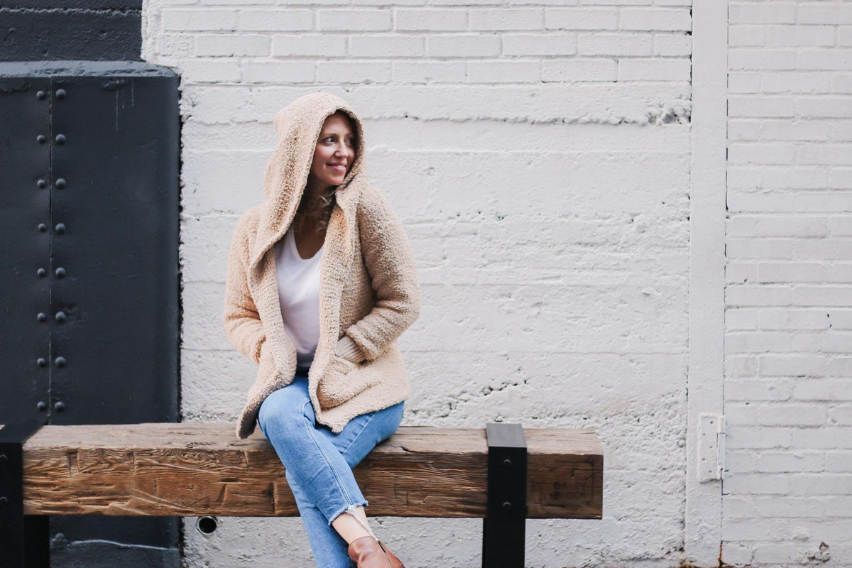 Sherpa Sweater Jacket Crochet Pattern