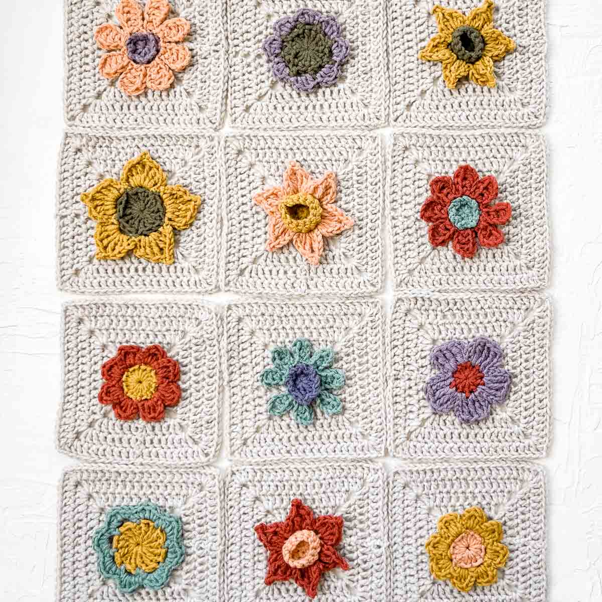 The Gathered Garden Blanket Pattern E-book