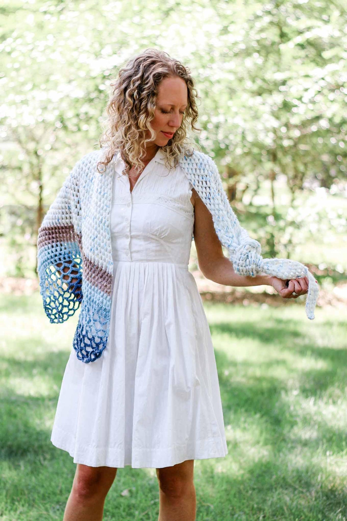 Rising Tide Shawl Crochet Pattern