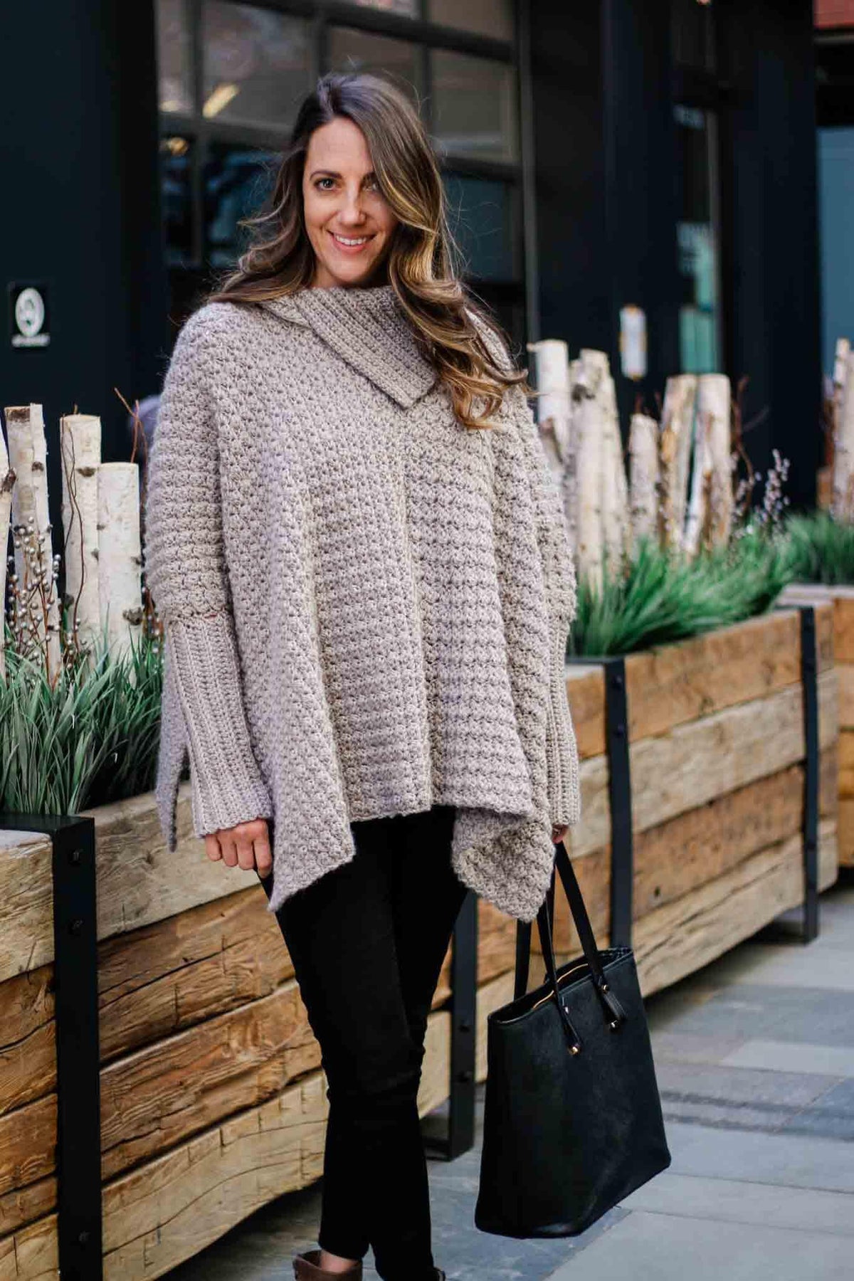 Alpine Poncho Crochet Pattern