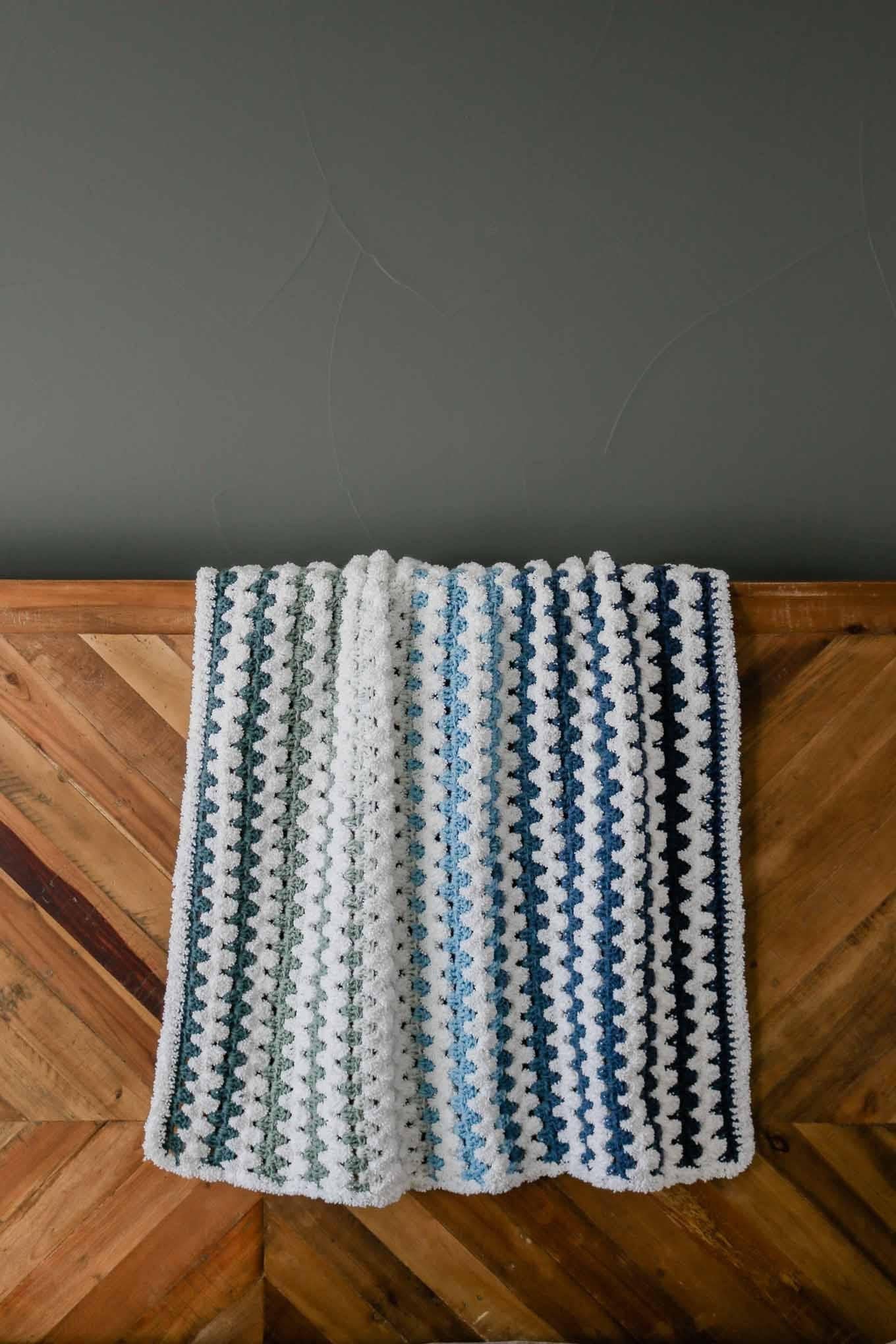 Tributary Baby Blanket Crochet Pattern