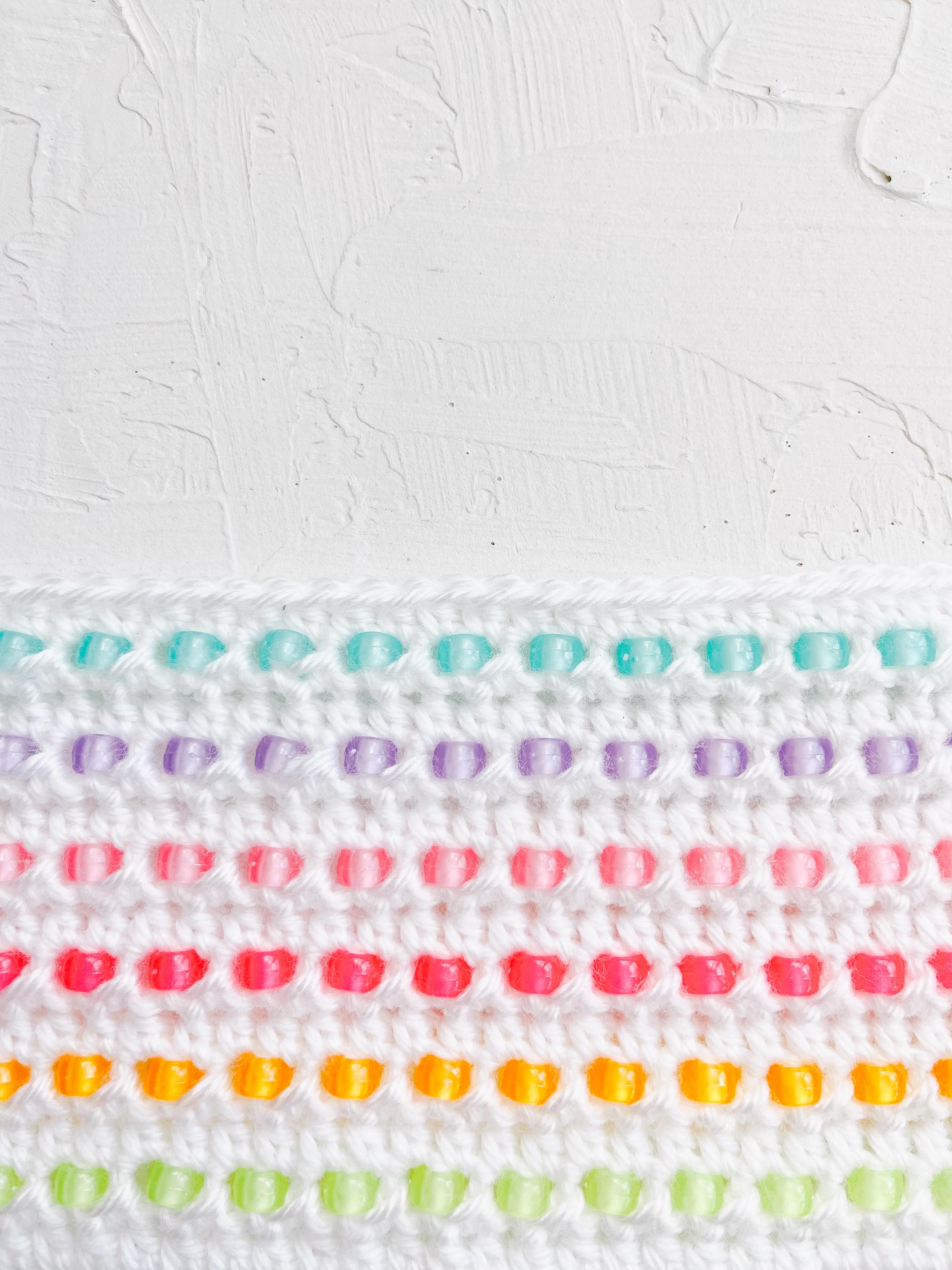 Pony Bead Weighted Blanket Crochet Pattern