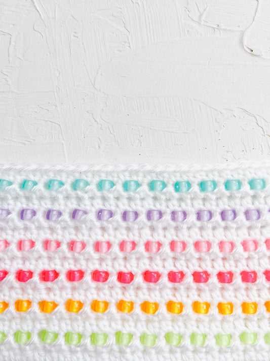 Pony Bead Weighted Blanket Crochet Pattern