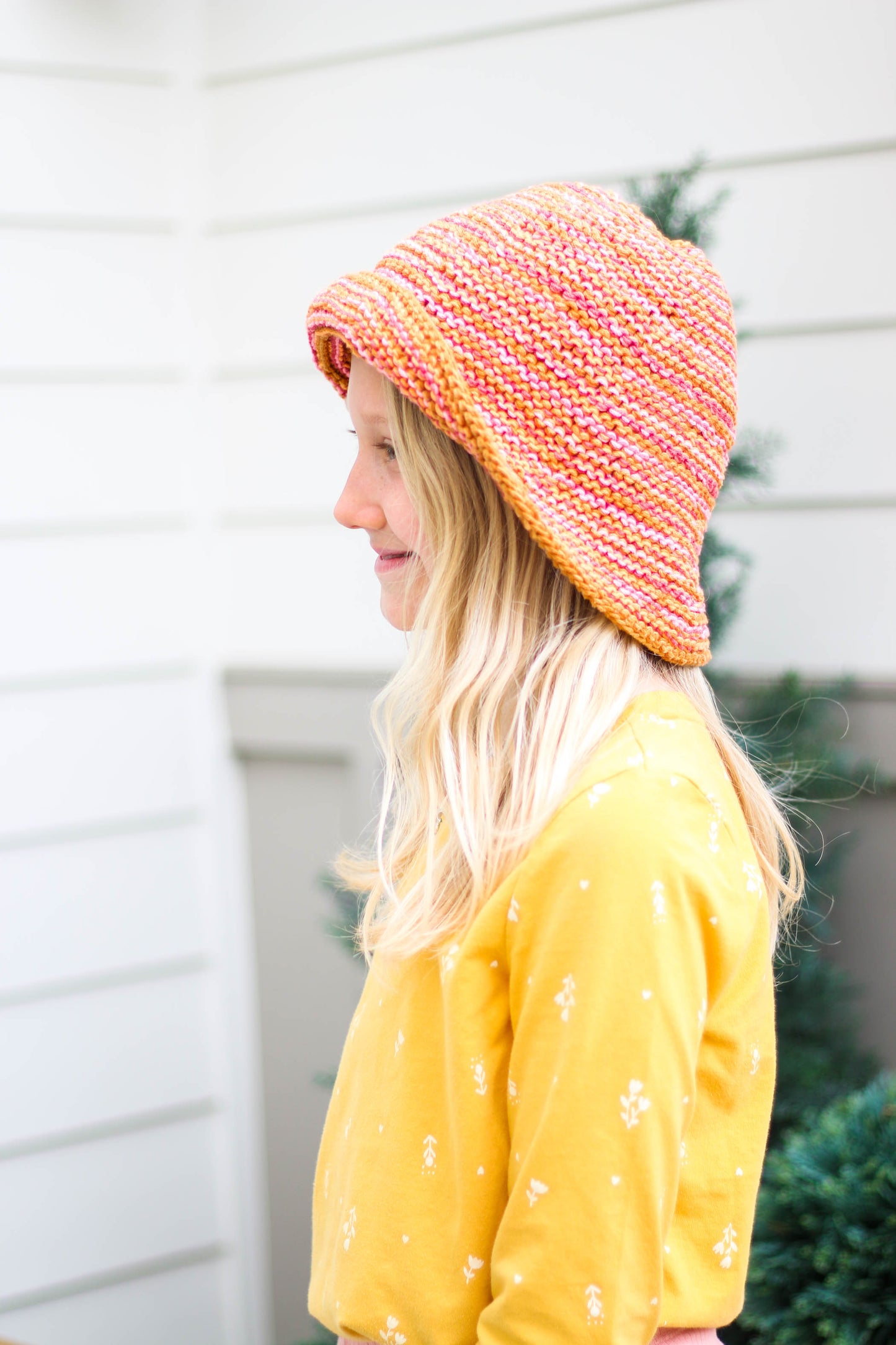 Scrappy Bucket Hat Knitting Pattern