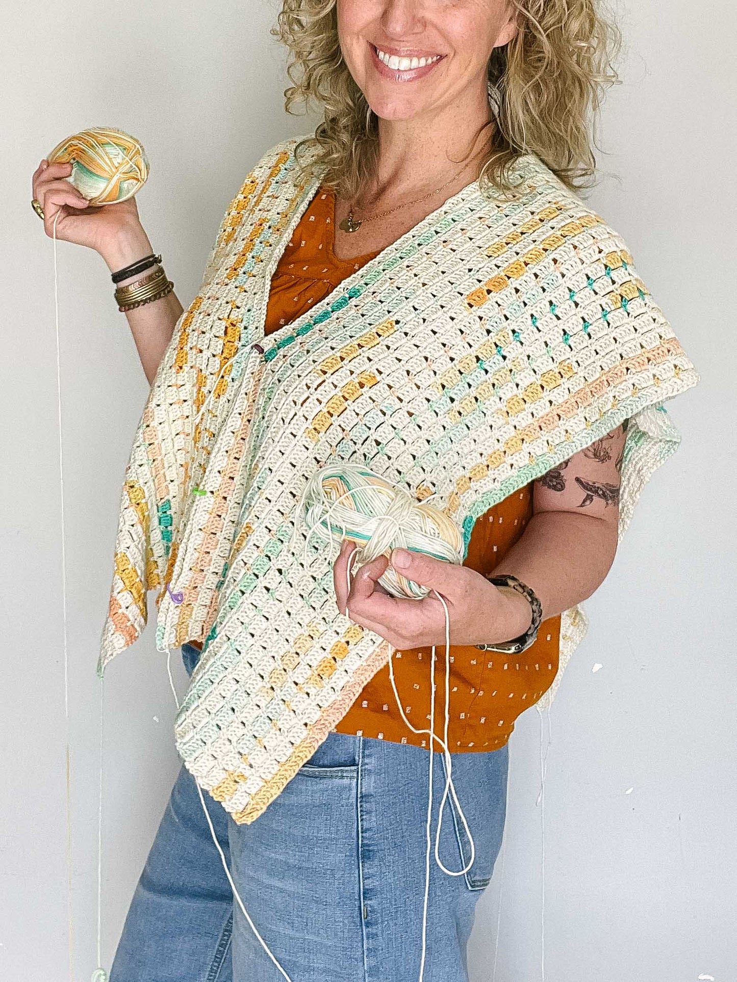 Tidepool Rectangle Tee Crochet Pattern