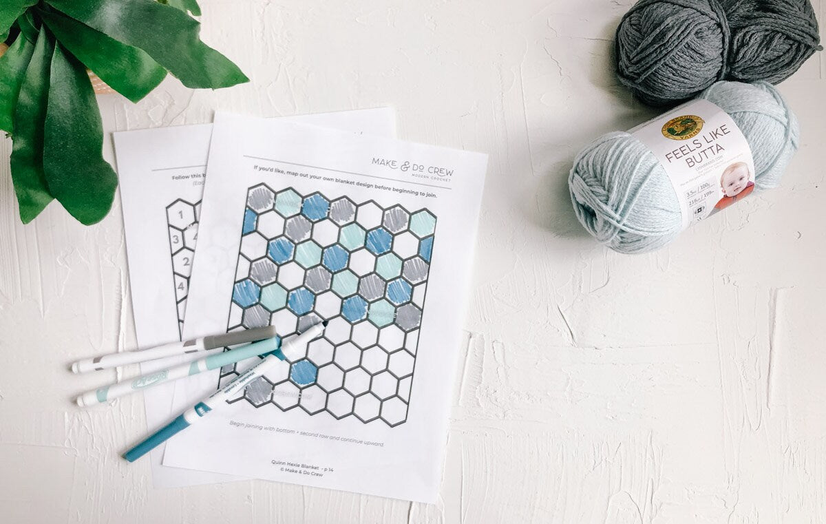 Quinn Hexie Crochet Blanket Crochet Pattern