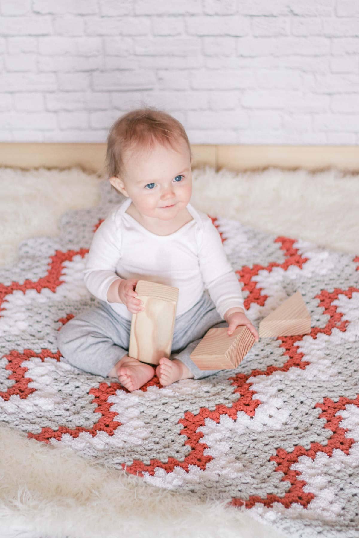 Done in a Weekend Baby Blanket Pattern
