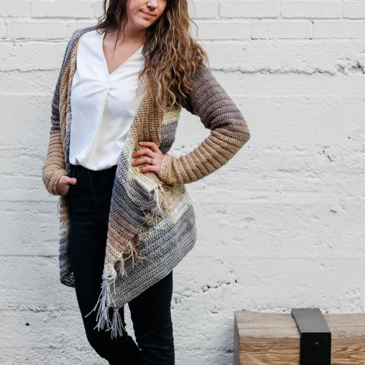 Strata Sweater Crochet Pattern