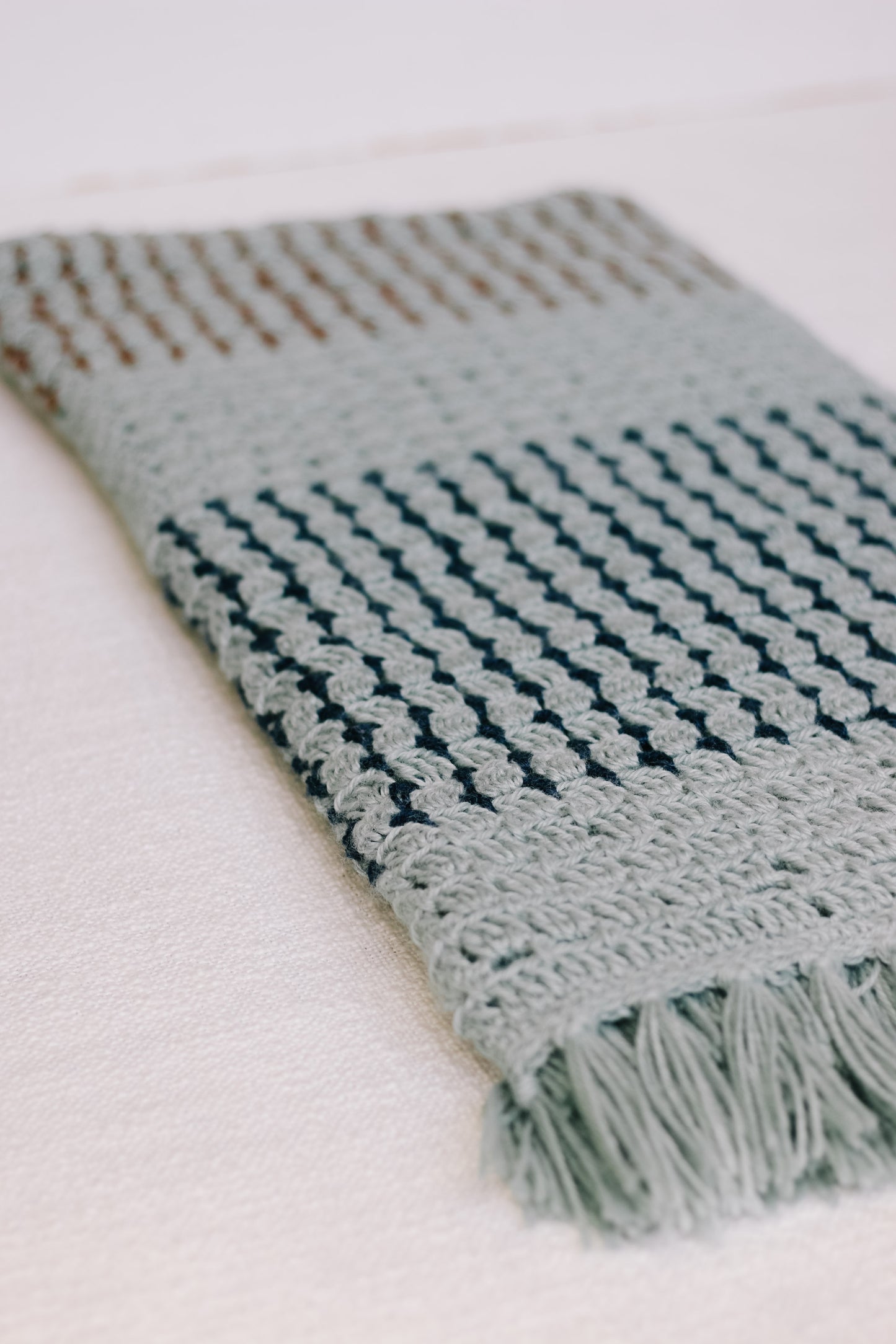 Block Stitch Blanket Crochet Pattern