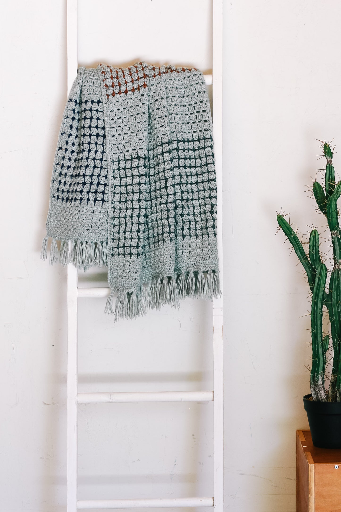 Block Stitch Blanket Crochet Pattern