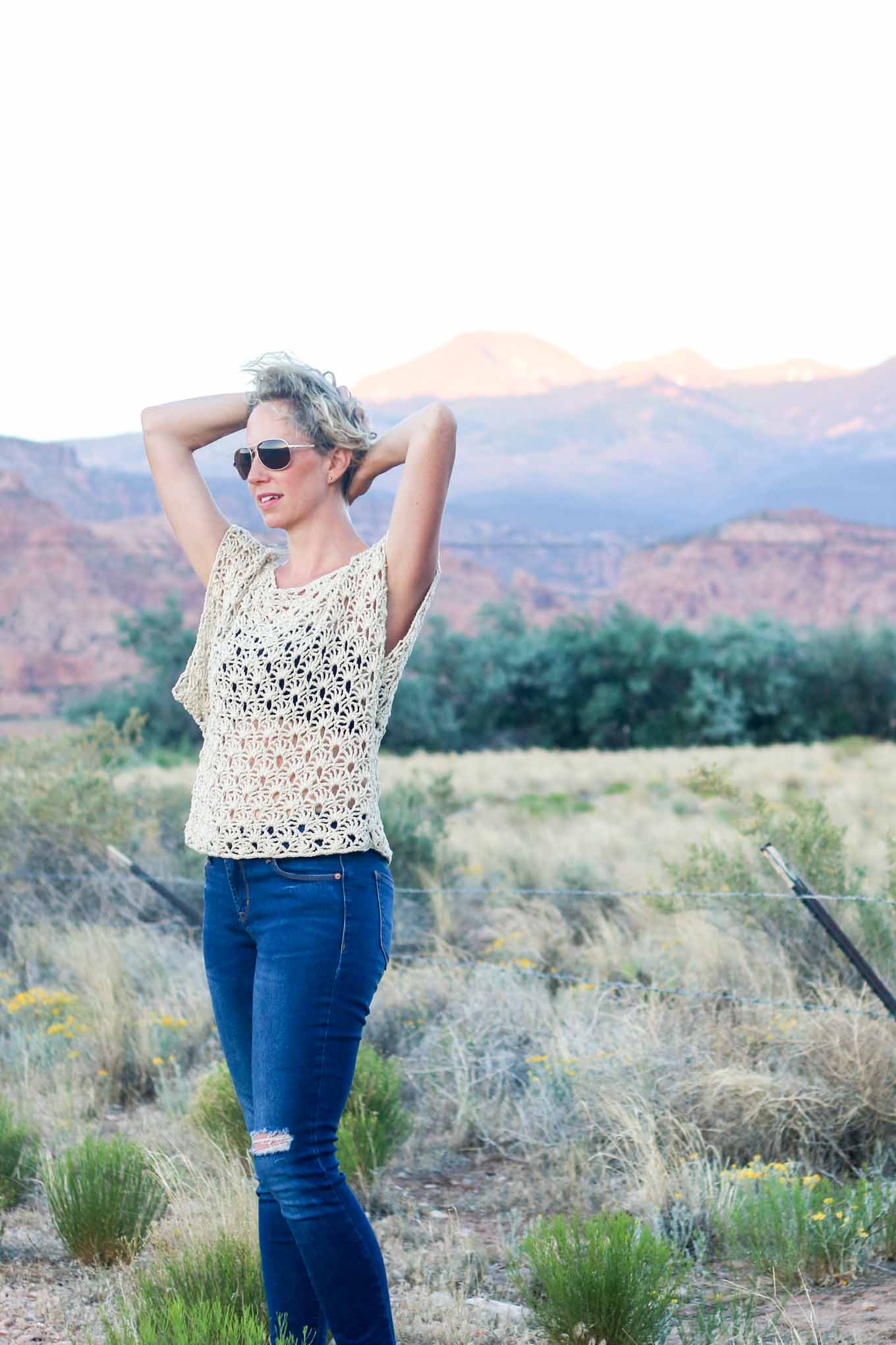 Canyonlands Boho Top Crochet Pattern
