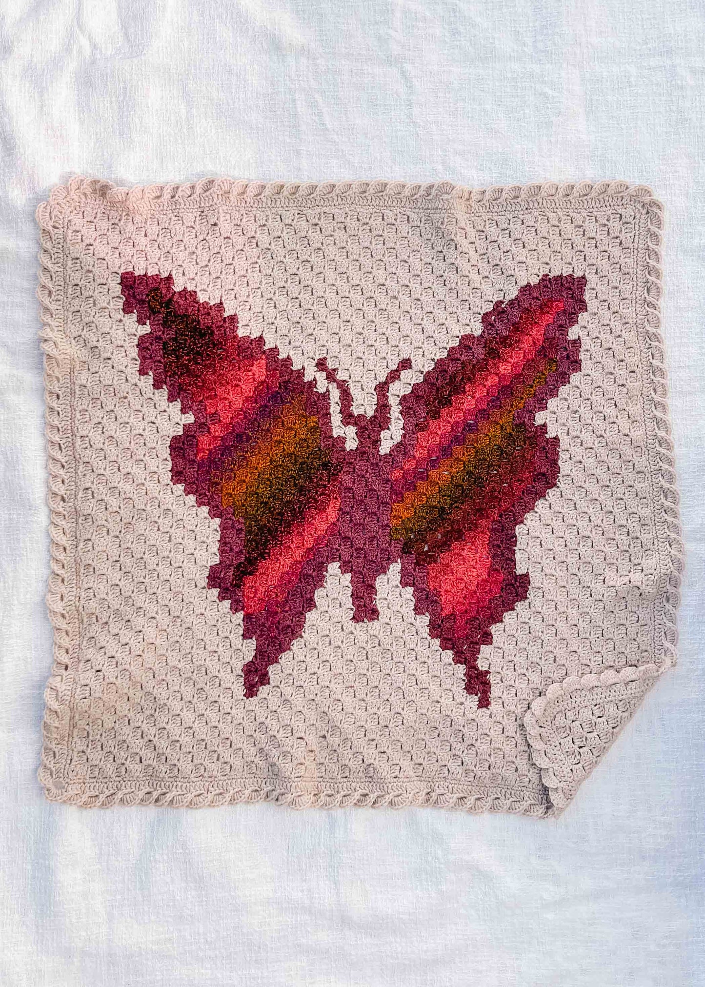 Crochet Butterfly Blanket Pattern
