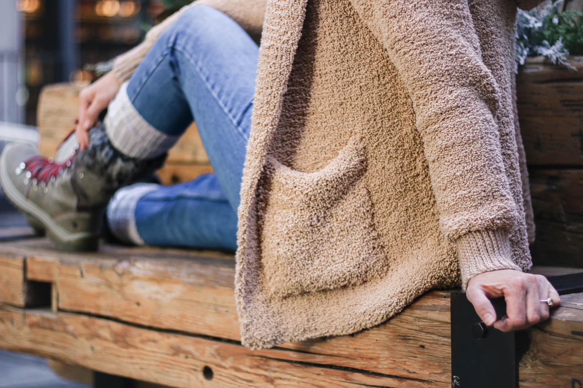Sherpa Sweater Jacket Crochet Pattern