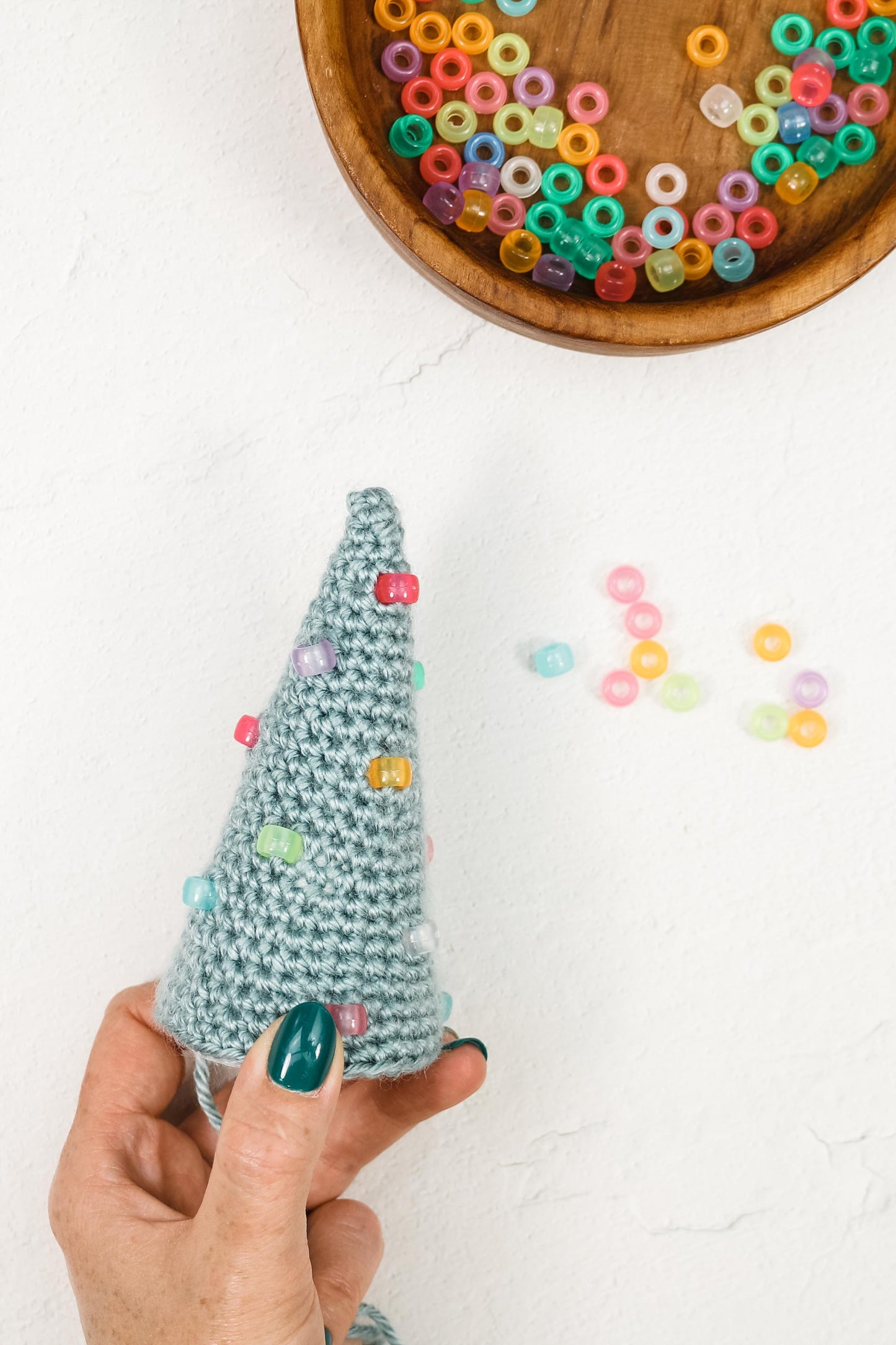 Beads and Baubles Christmas Trees Crochet Pattern