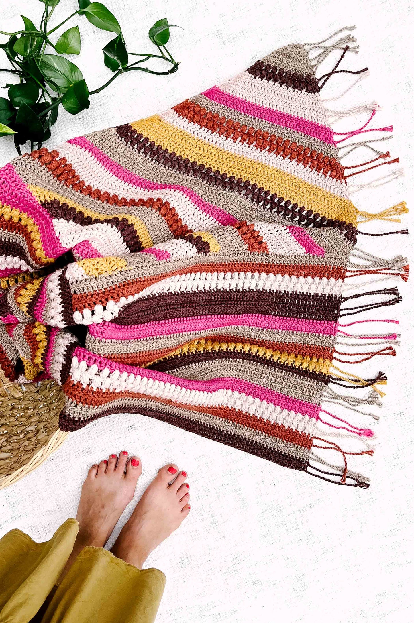 Not-So-Crazy Quilt Crochet Pattern