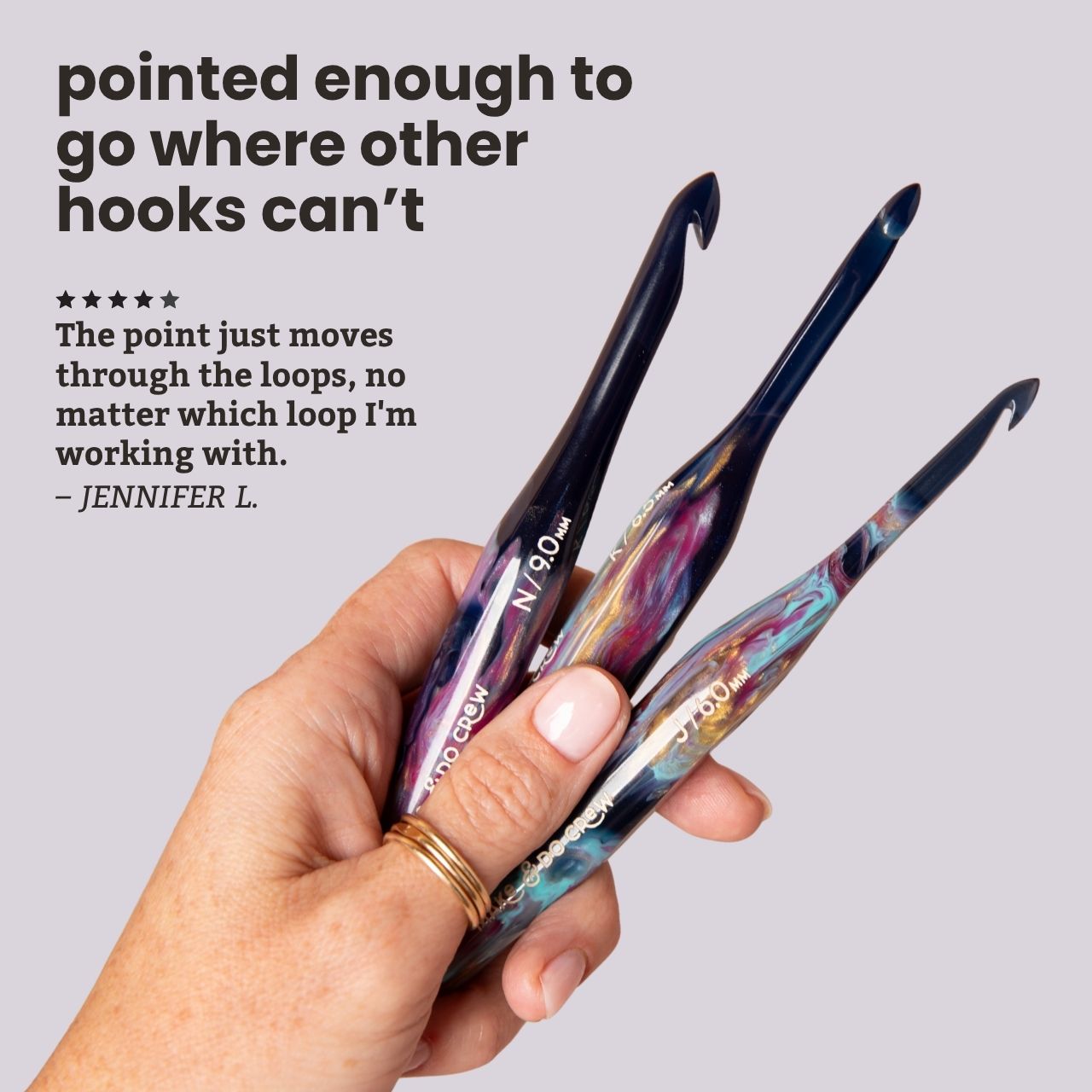 Limited Edition Resin Crochet Hooks