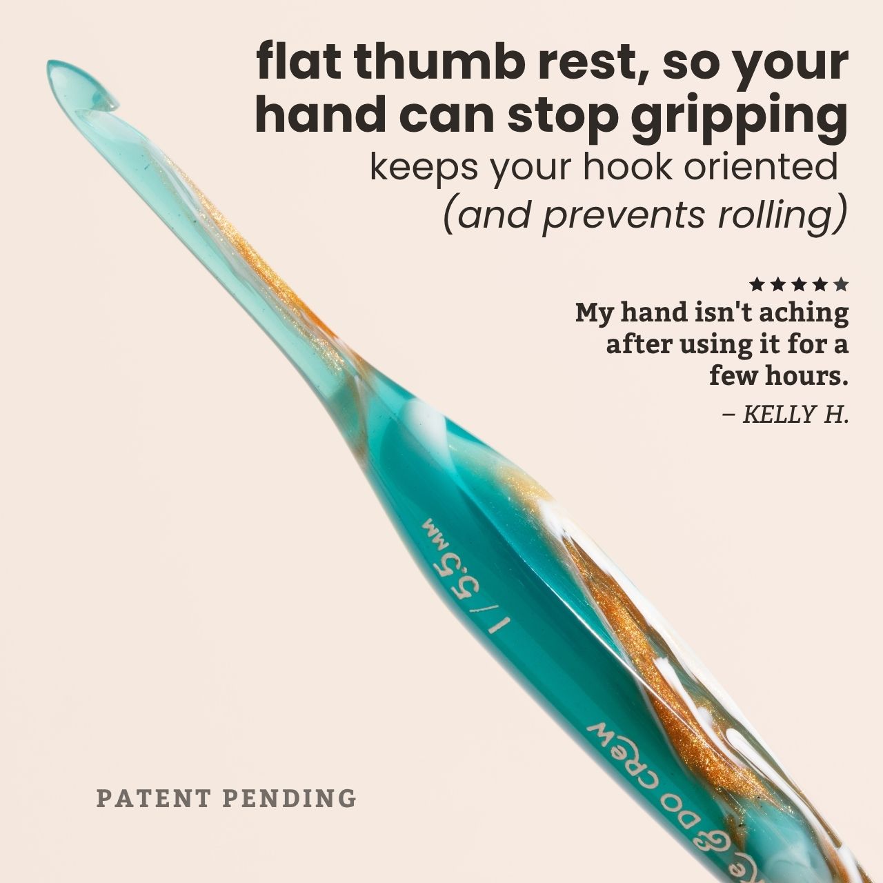 Limited Edition Resin Crochet Hooks
