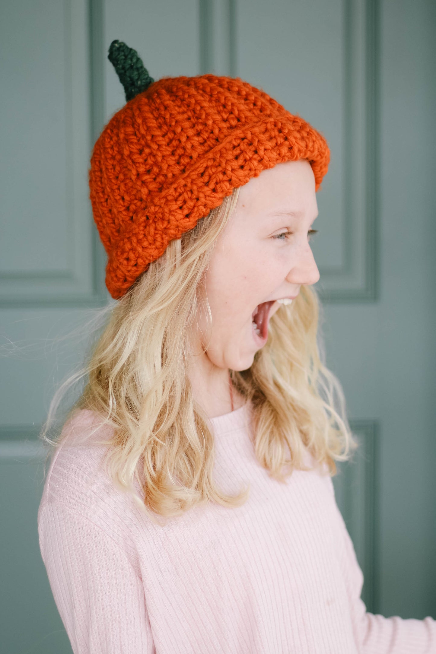Pick-a-Pumpkin Hat Crochet Pattern