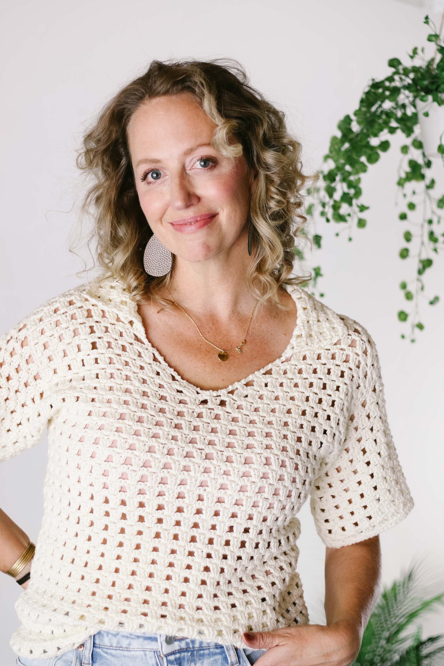 Monterey Collared Tee Crochet Pattern