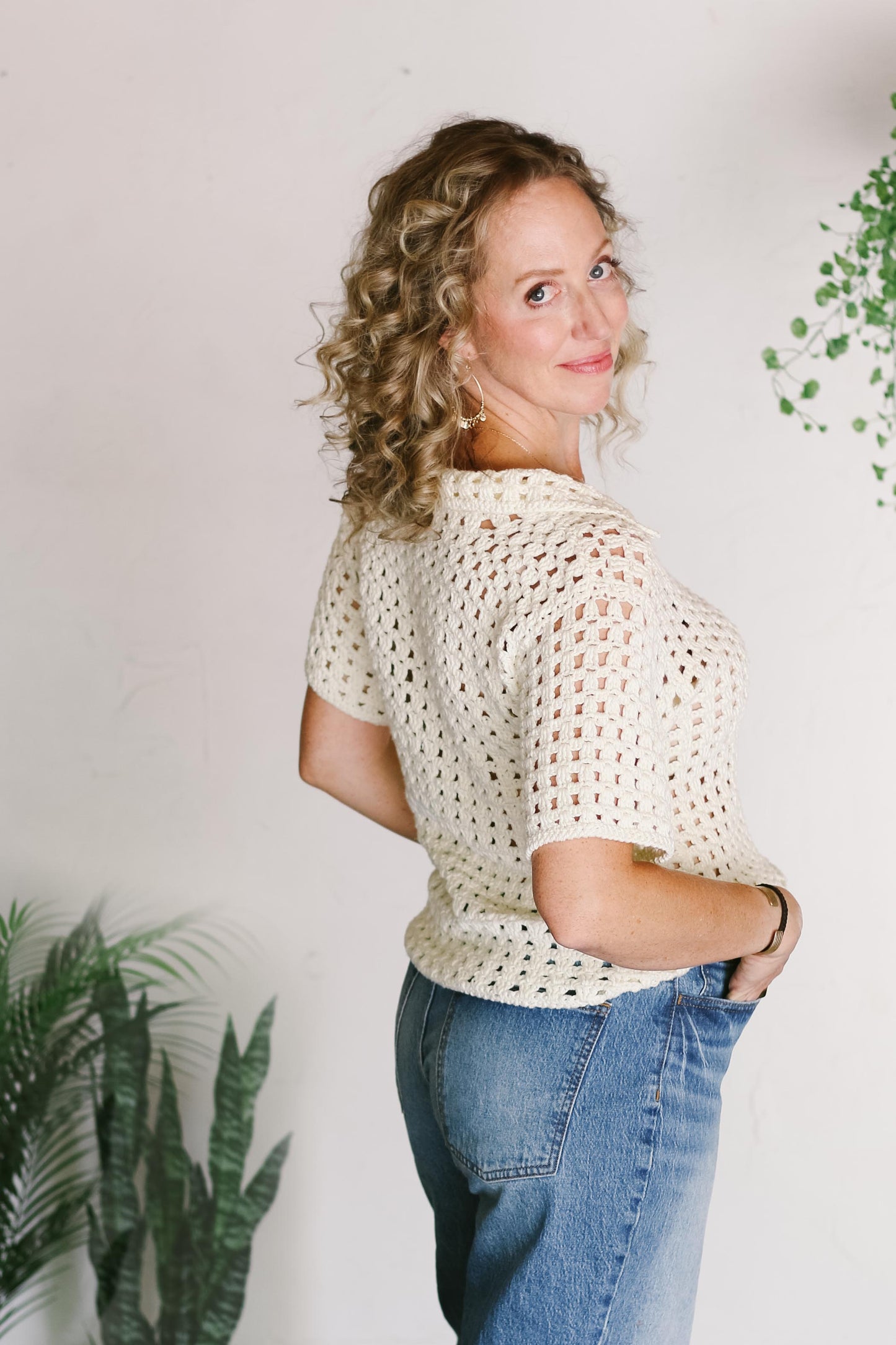 Monterey Collared Tee Crochet Pattern