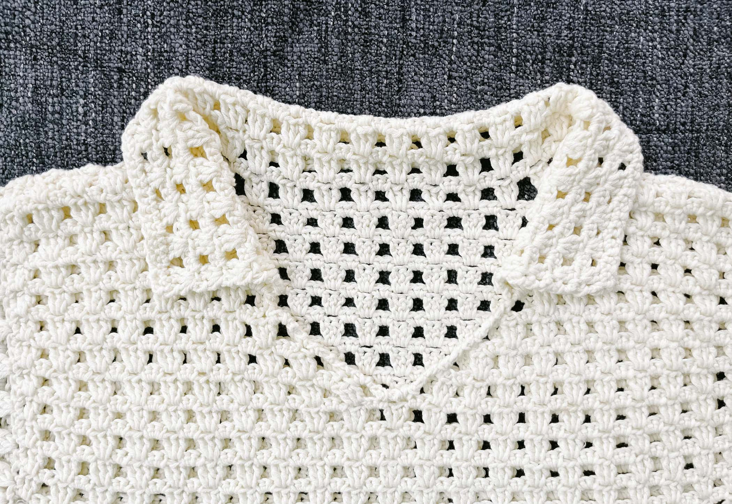 Monterey Collared Tee Crochet Pattern