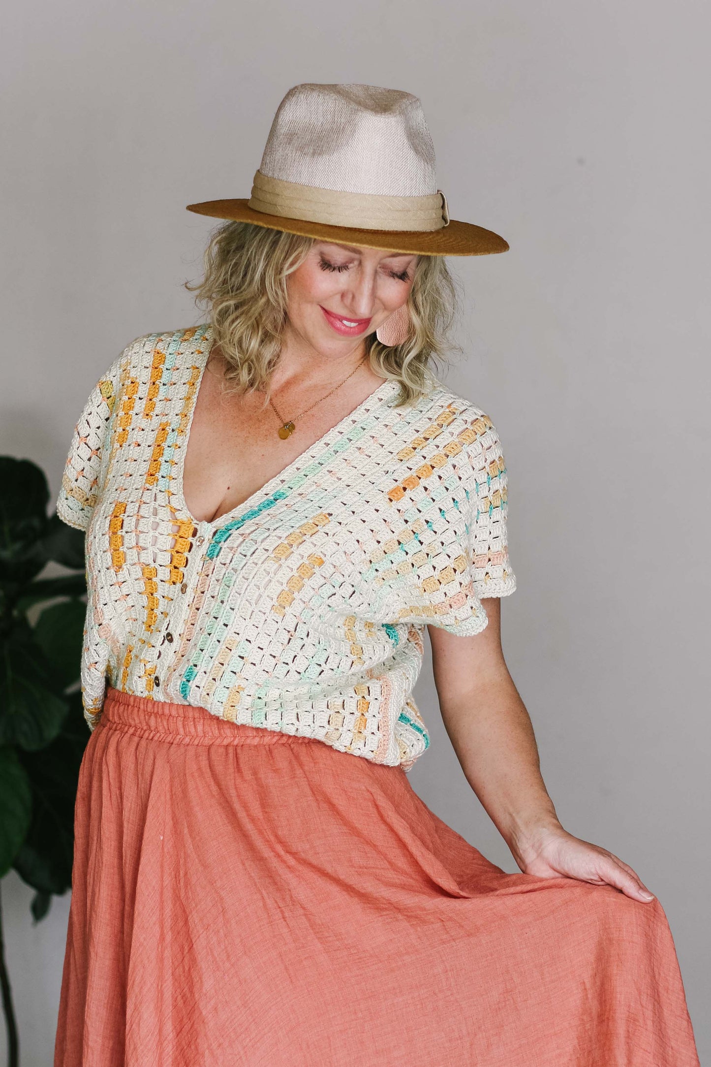Tidepool Rectangle Tee Crochet Pattern