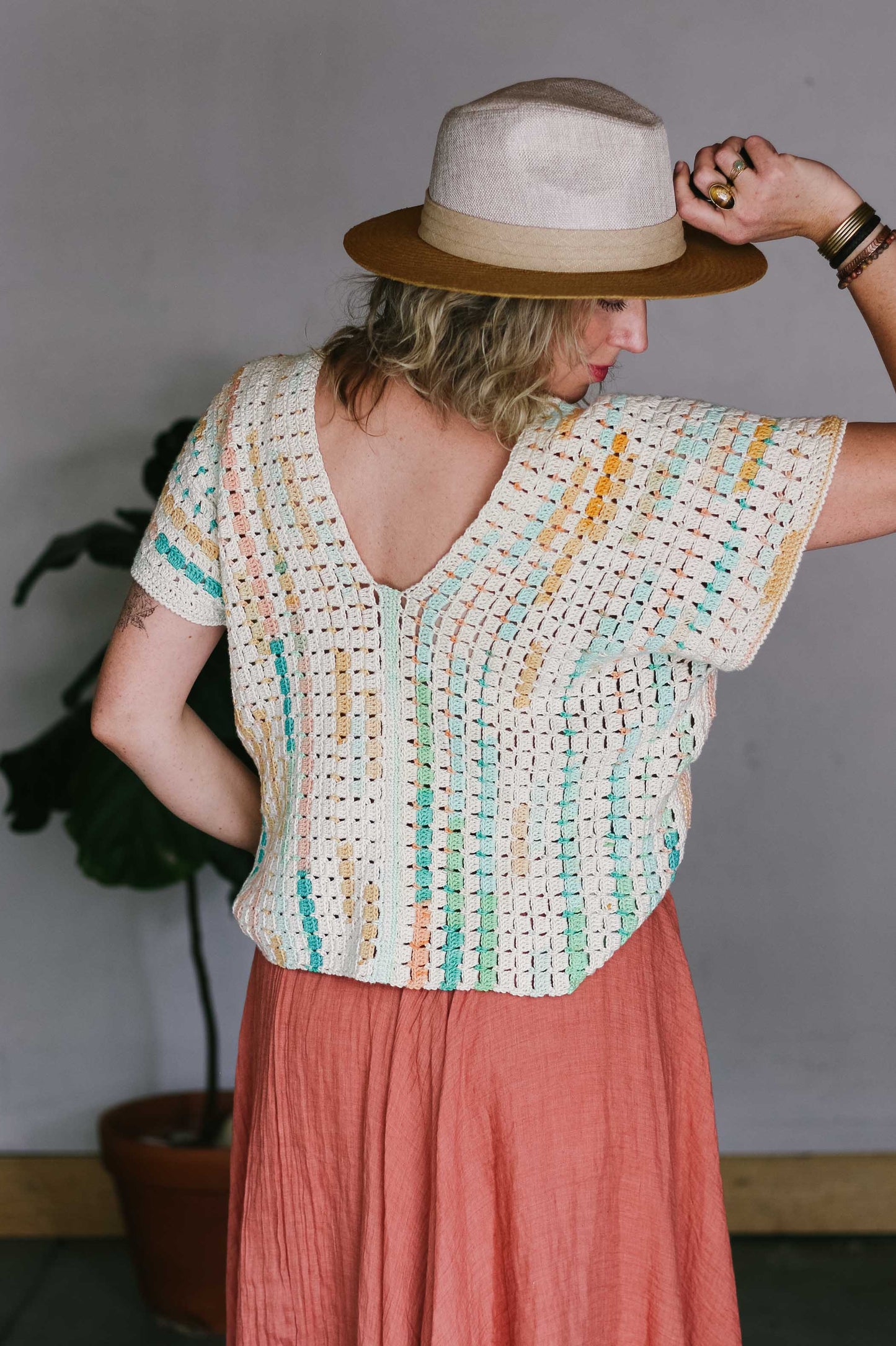 Tidepool Rectangle Tee Crochet Pattern