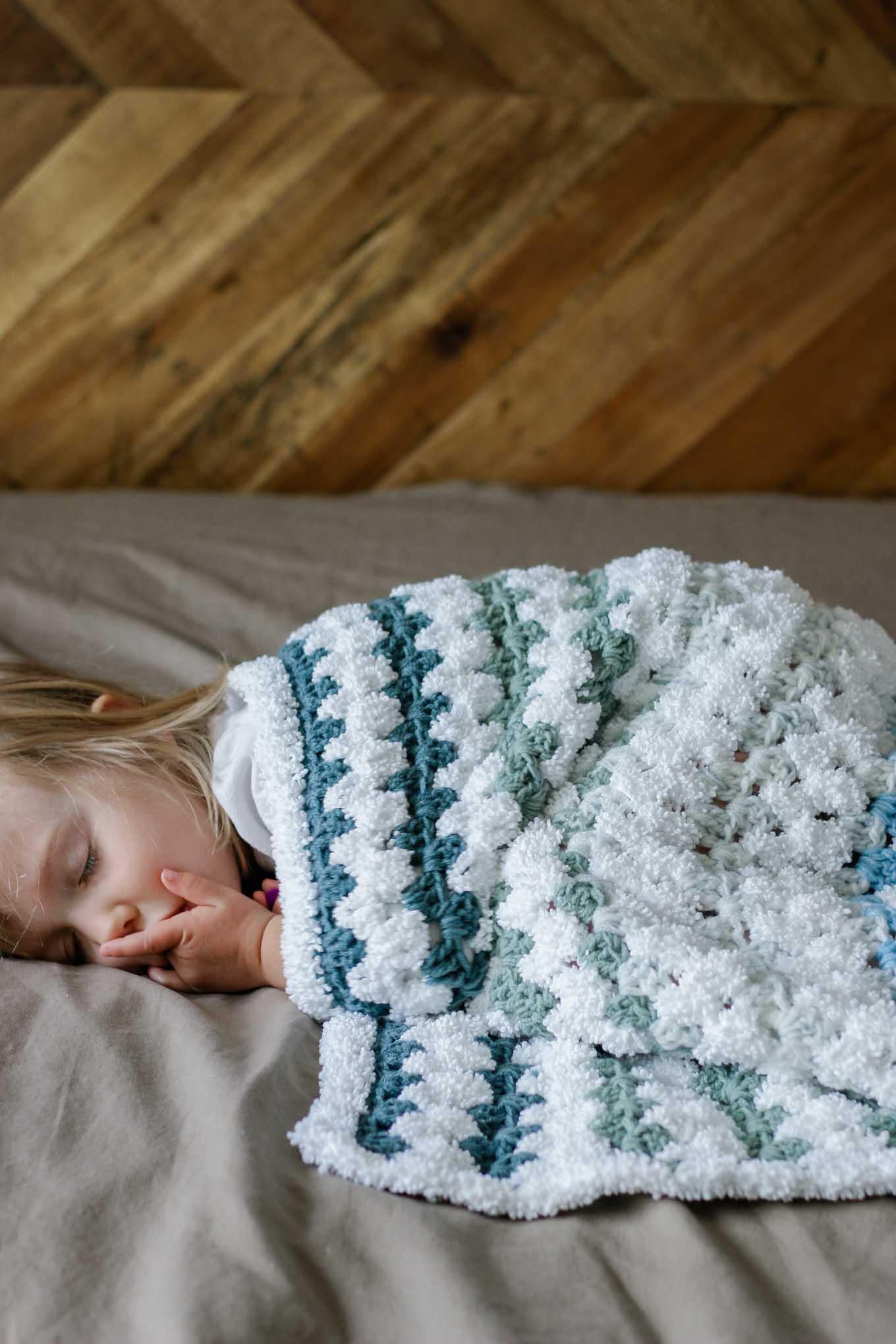 Tributary Baby Blanket Crochet Pattern