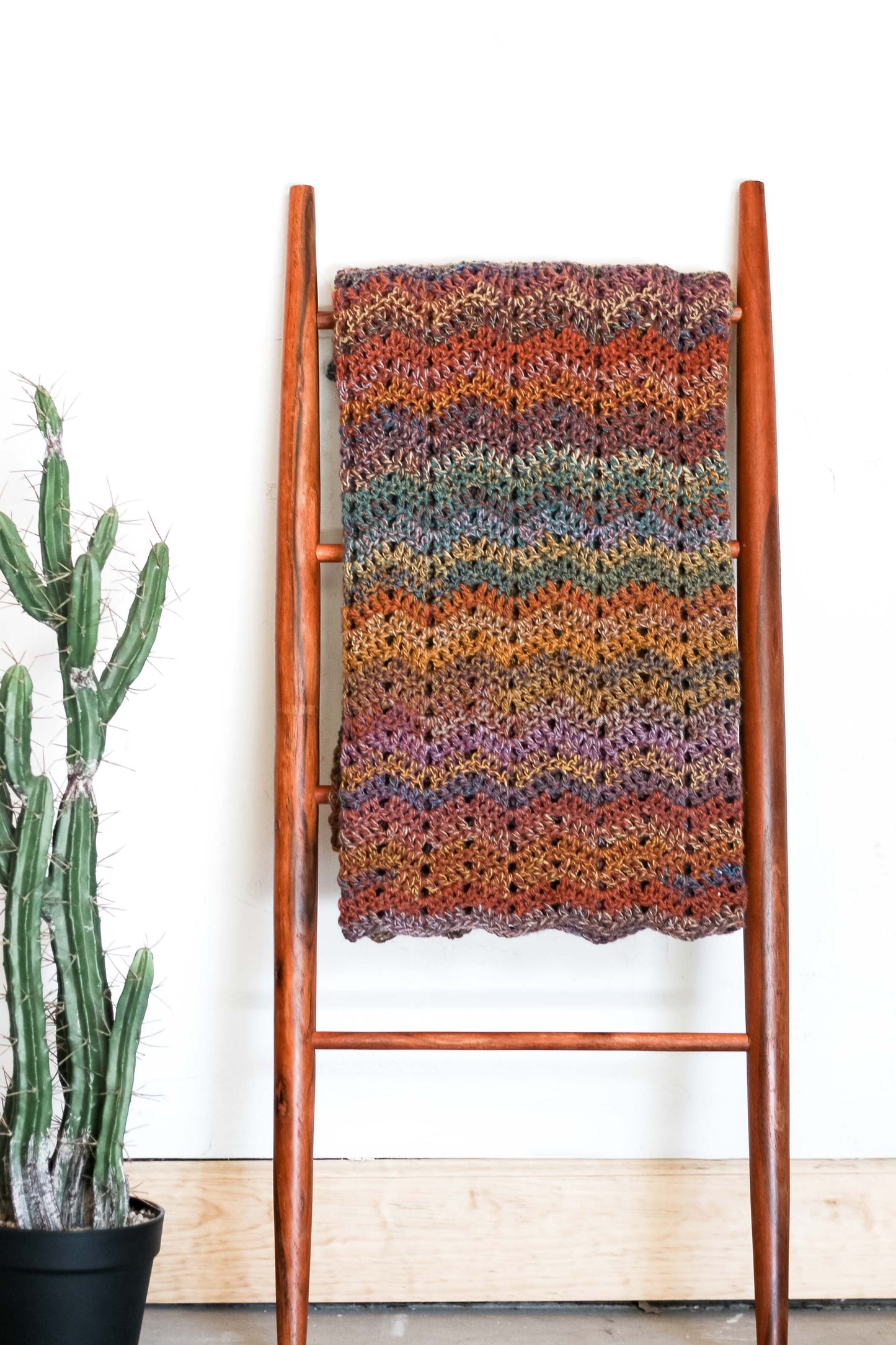 Mesa Ripple Blanket Crochet Pattern