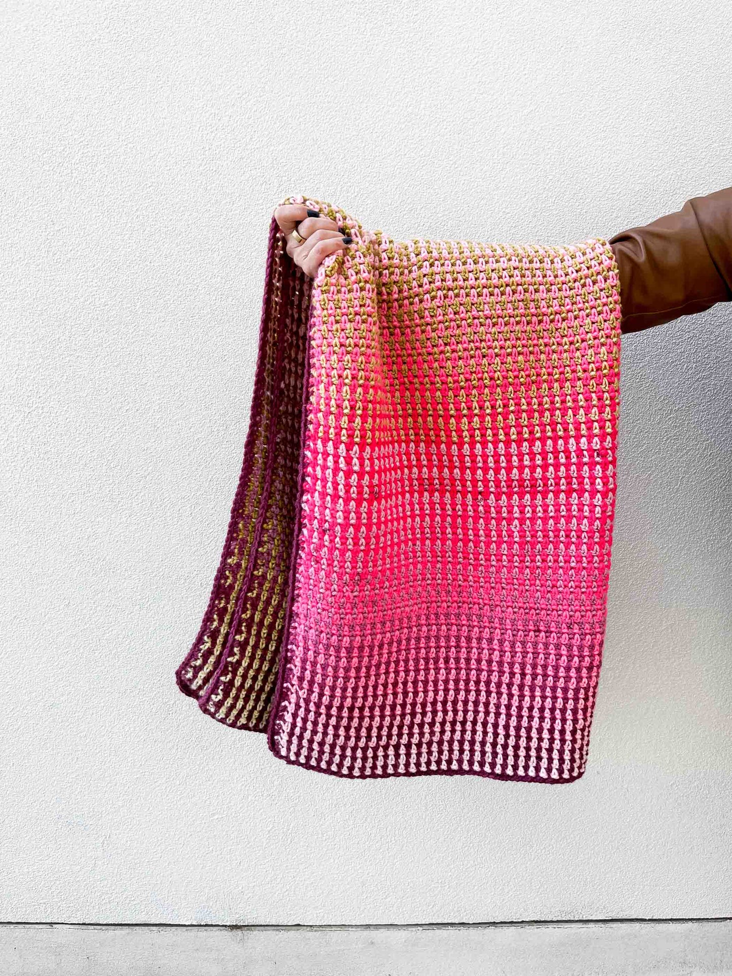 Ebb & Glow Blanket Crochet Pattern
