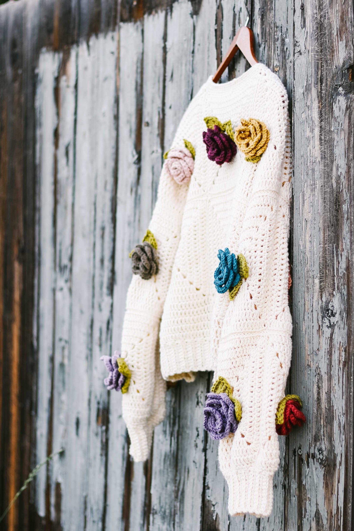 Full Bloom Pullover Crochet Pattern E-book