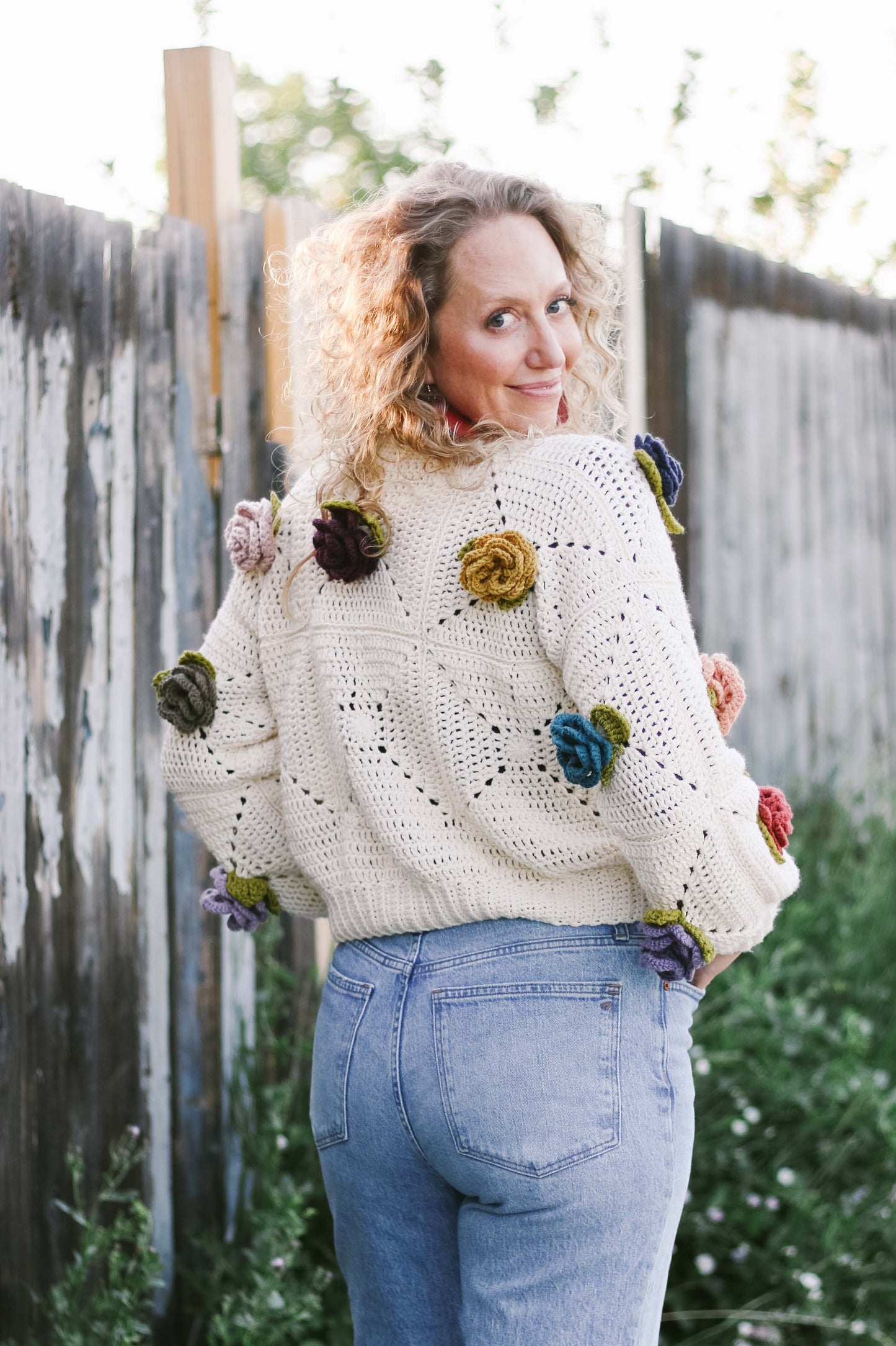Full Bloom Pullover Crochet Pattern E-book