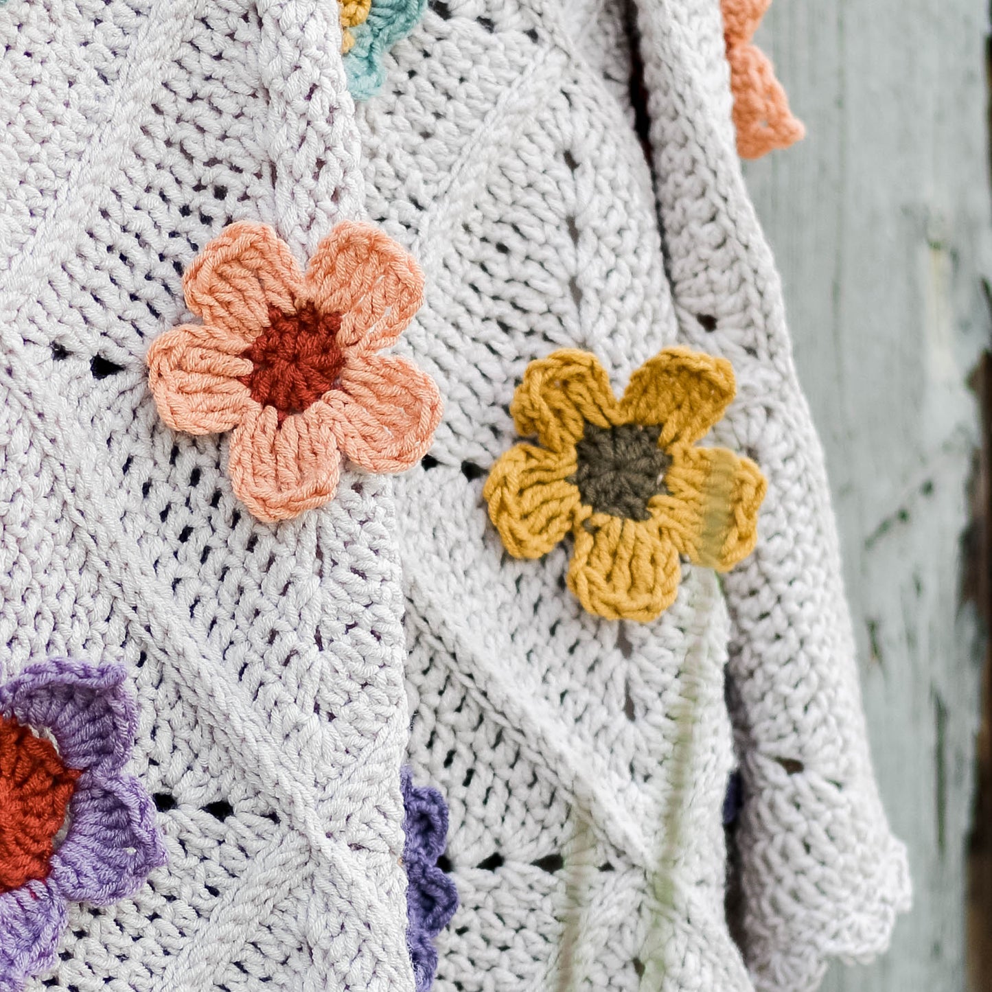 The Gathered Garden Blanket Pattern E-book