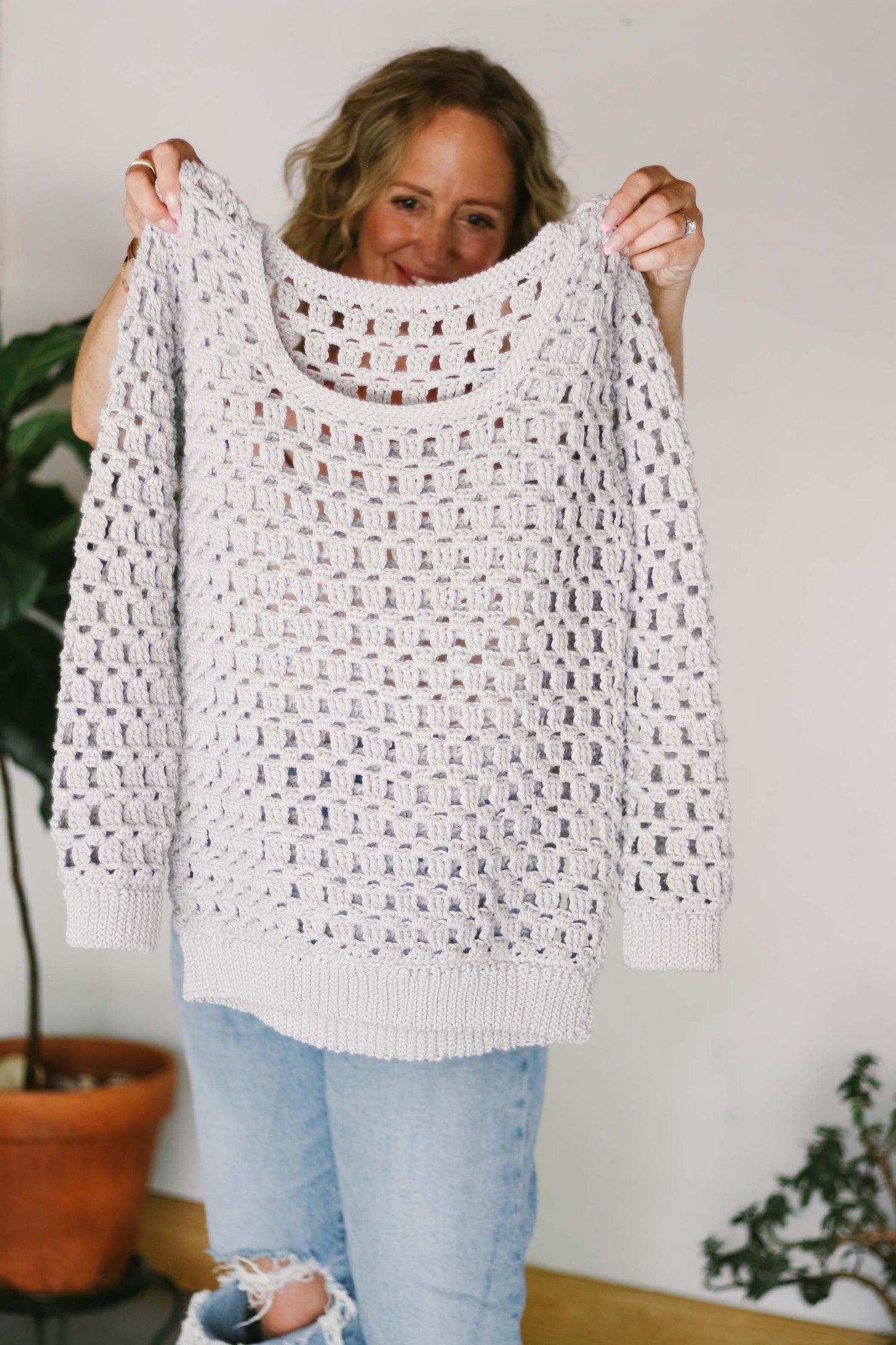 Lattice Luxe Pullover Crochet Pattern