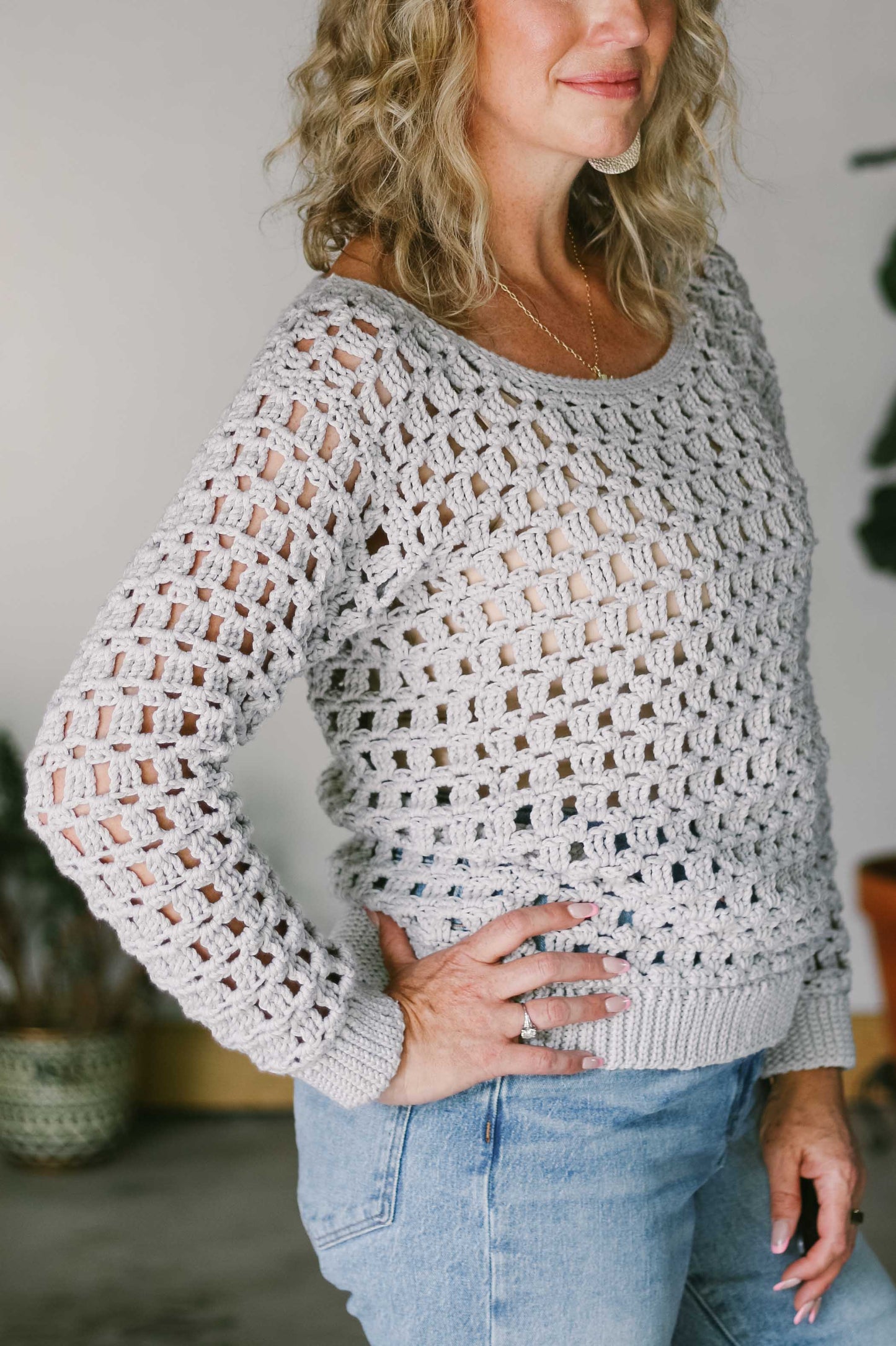 Lattice Luxe Pullover Crochet Pattern