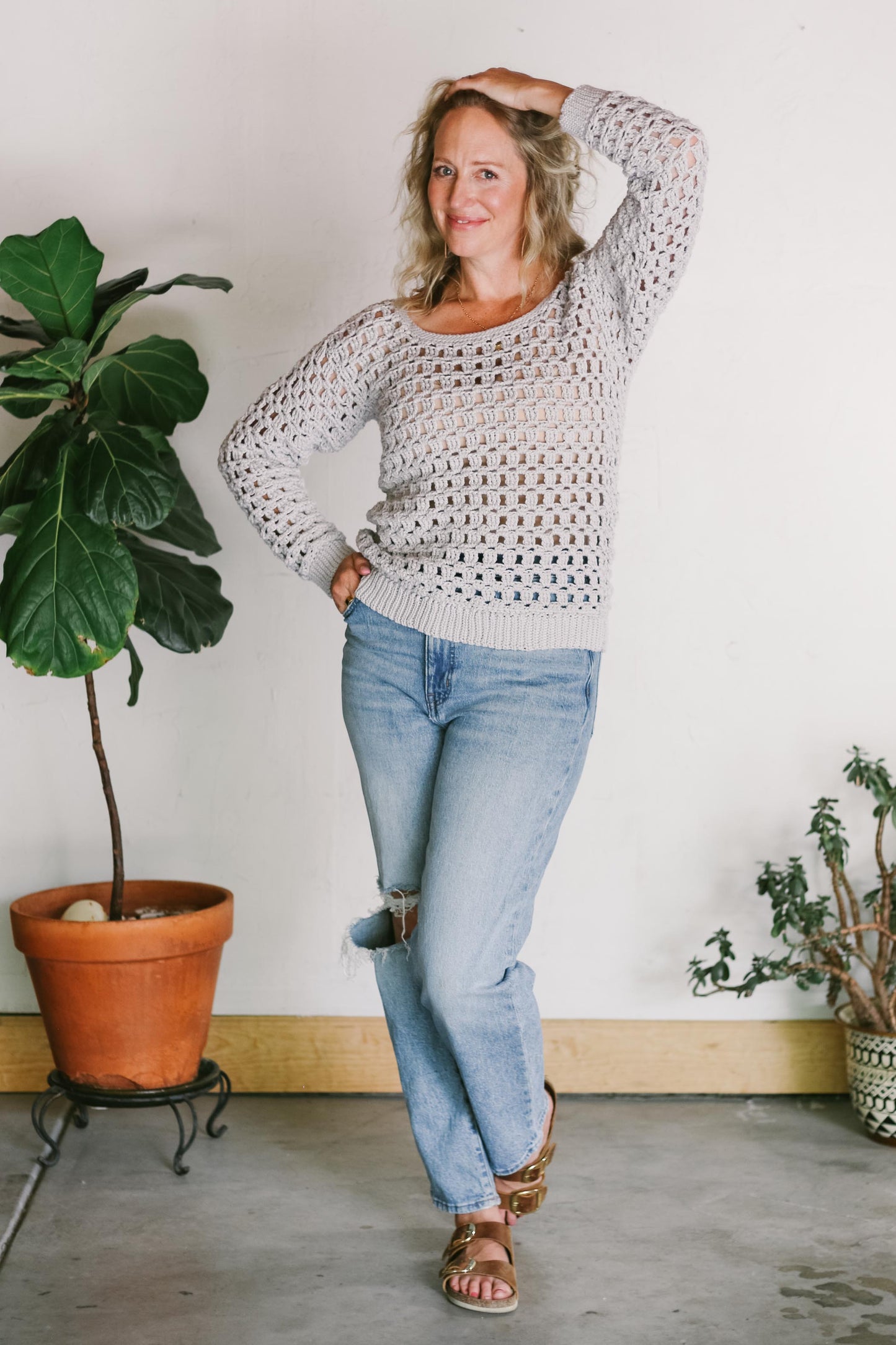 Lattice Luxe Pullover Crochet Pattern