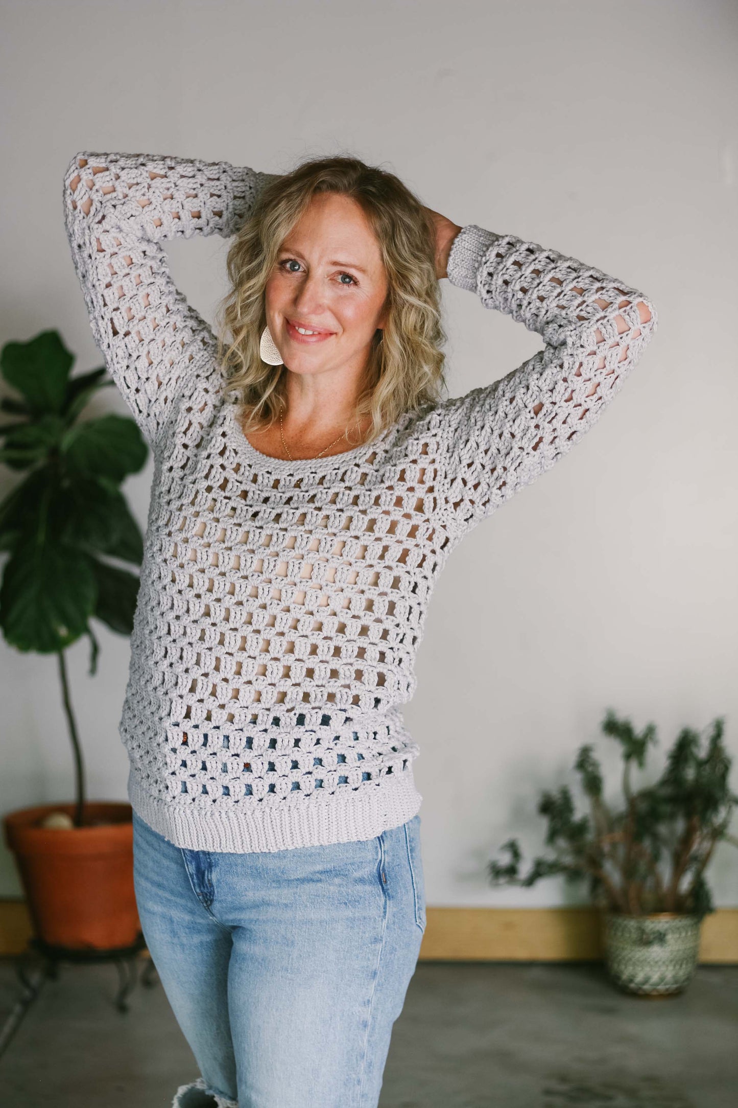 Lattice Luxe Pullover Crochet Pattern
