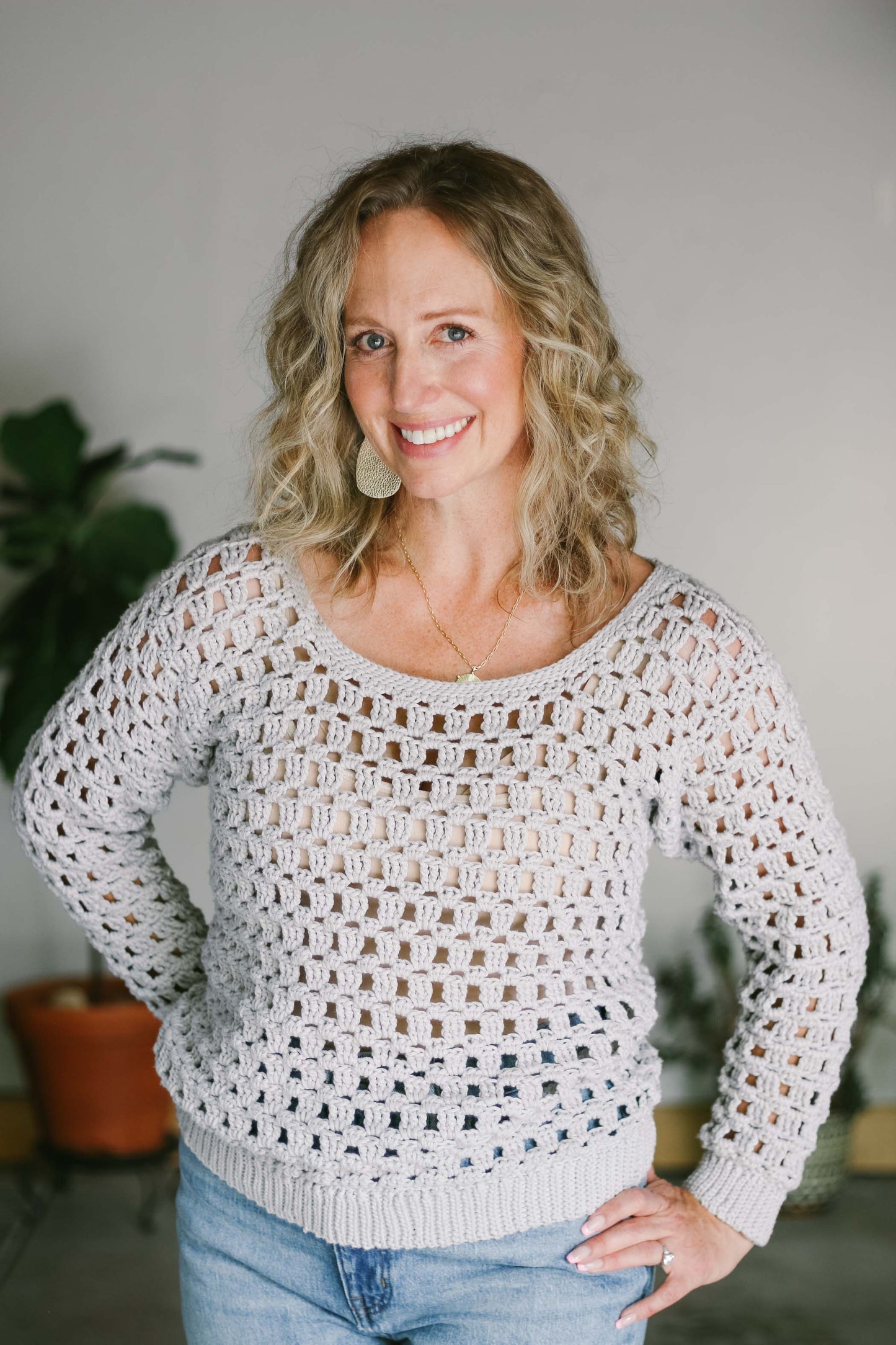 Lattice Luxe Pullover Crochet Pattern