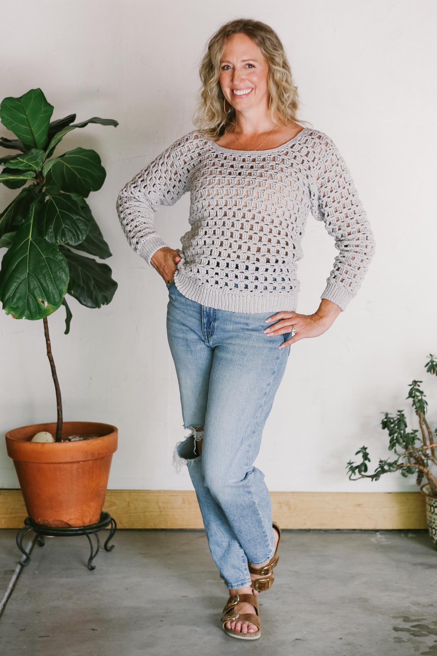 Lattice Luxe Pullover Crochet Pattern