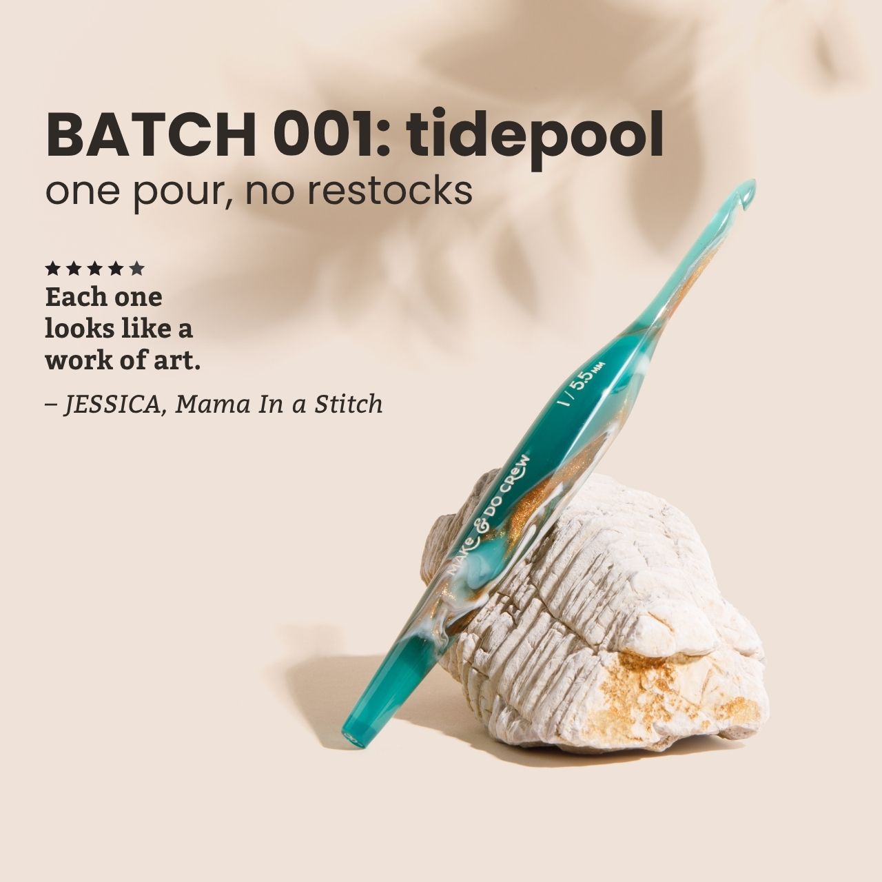 Limited Edition Resin Crochet Hooks