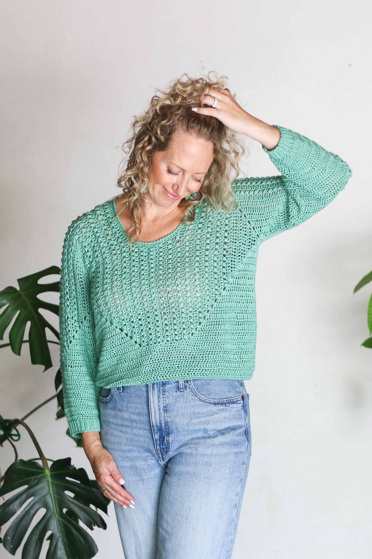 Mezzo Pullover Crochet Pattern E-book PDF