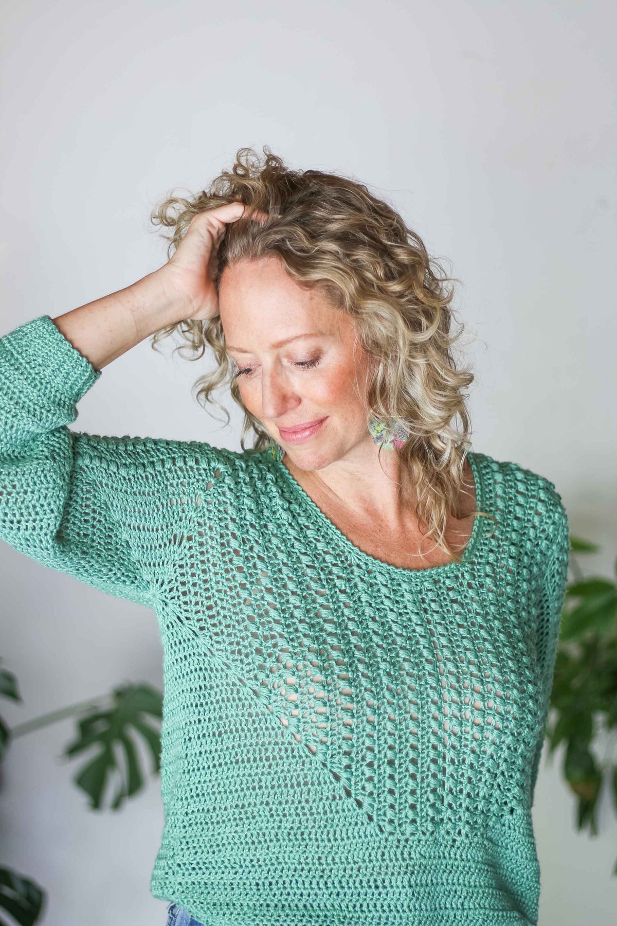 Mezzo Pullover Crochet Pattern E-book PDF