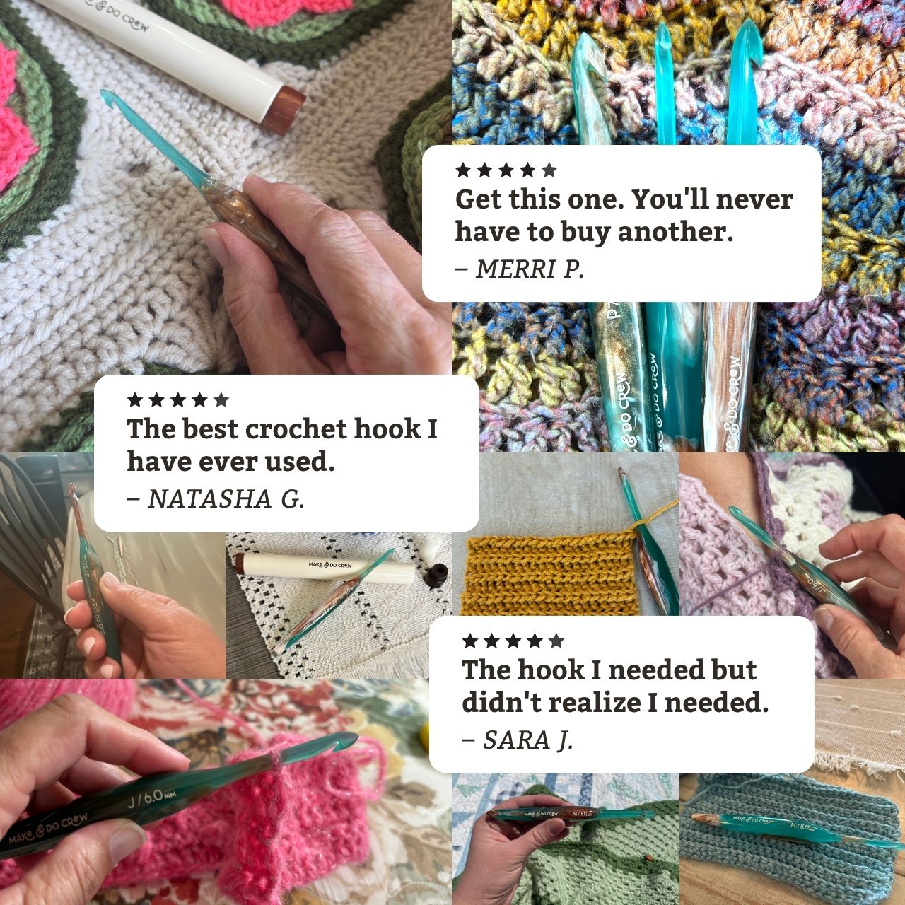Limited Edition Resin Crochet Hooks